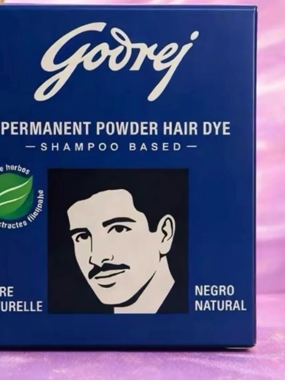 Godrej Permanent Powder Hair Dye - Natural Black